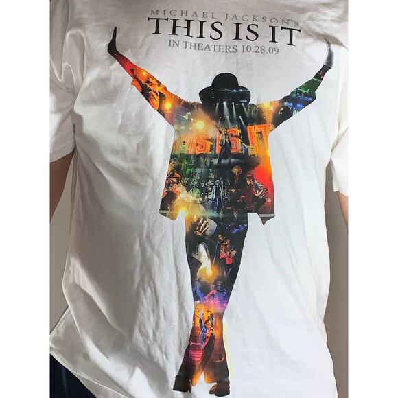 Copied - Michael Jackson this is it tour shirt 2009 size XL - Picture 2 of 3